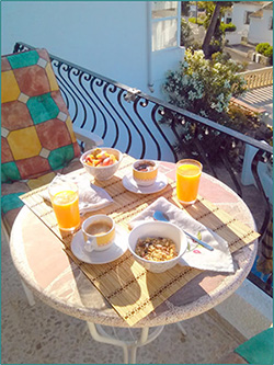 Image of the author Steffen Saifer's sample breakfast in Spain