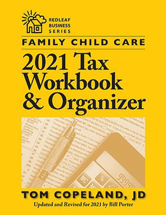 Family Child Care 2021 Tax Workbook &amp; Organizer