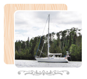 Image of author Angele Passe's sailboat