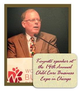 Tom Copeland speaking at the 14th Annual Child Care Business Expo